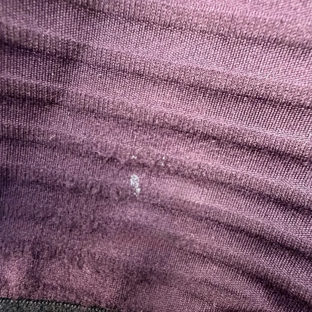 Champion Power Core 1/4 Zip Mens Ribbed Mock Neck Burgundy Size S